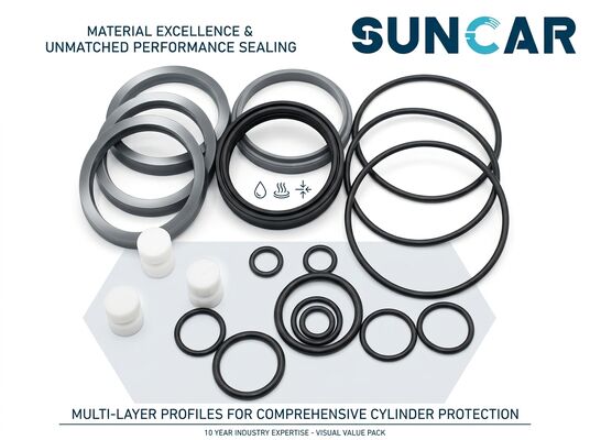 Acquistare Kit guarnizioni cilindro 448-3564 per C.A.T. 907H 906H 907H2 906H2 fabbricazione online