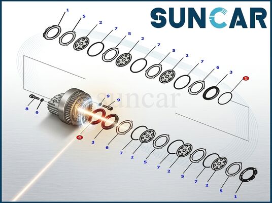 Acquistare 8J6069 + 5J8375 + 8J6070 Kit di sigillamento a pistoni per CAT fabbricazione online