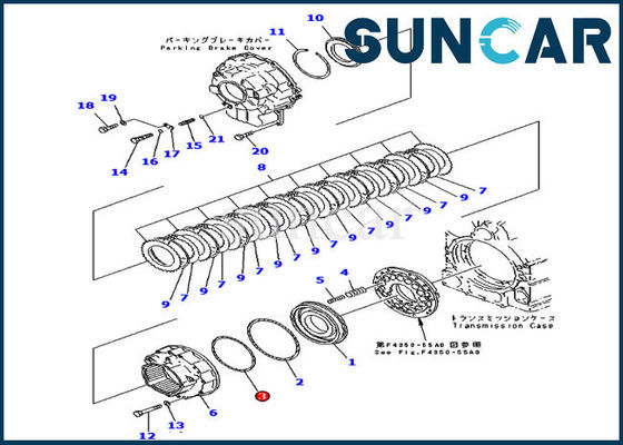 comprare 714-07-18590 sigillamento del macchinario dei cariC.A.Tori dell'anello con sigillo WA450-3 WA470-3 KOMATSU della trasmissione online manufacture