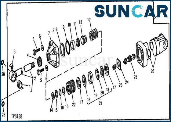 comprare Guarnizione del cilindro idraulico di rendimento elevato RE11569 Deere Kit Boom Replacement Kits online manufacture