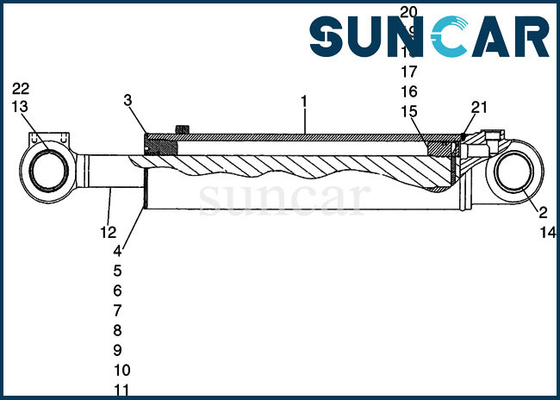 comprare 8605263 modello Cylinder Repair Sealing Kit Loader Machinery Seal della CASSA 721D del corredo della guarnizione del secchio online manufacture