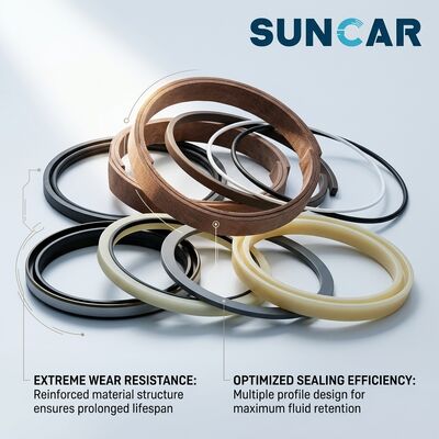 8J6069+5J8375+8J6070 Piston Rod Seal Kit For CAT